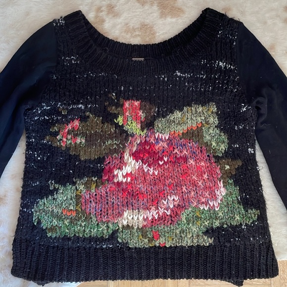 Free people floral sweater - Picture 2 of 4